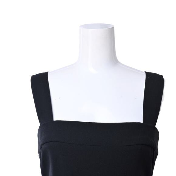 Authentic CHANEL CC 96P Black Wool Midi Dress Vintage 36 - Picture 5 of 8